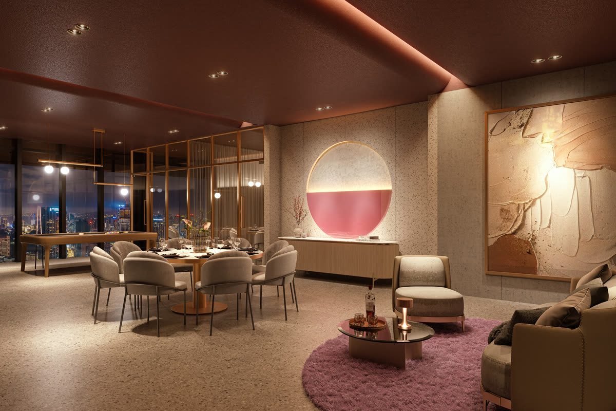 CloutHaus KLCC kids play room facility render