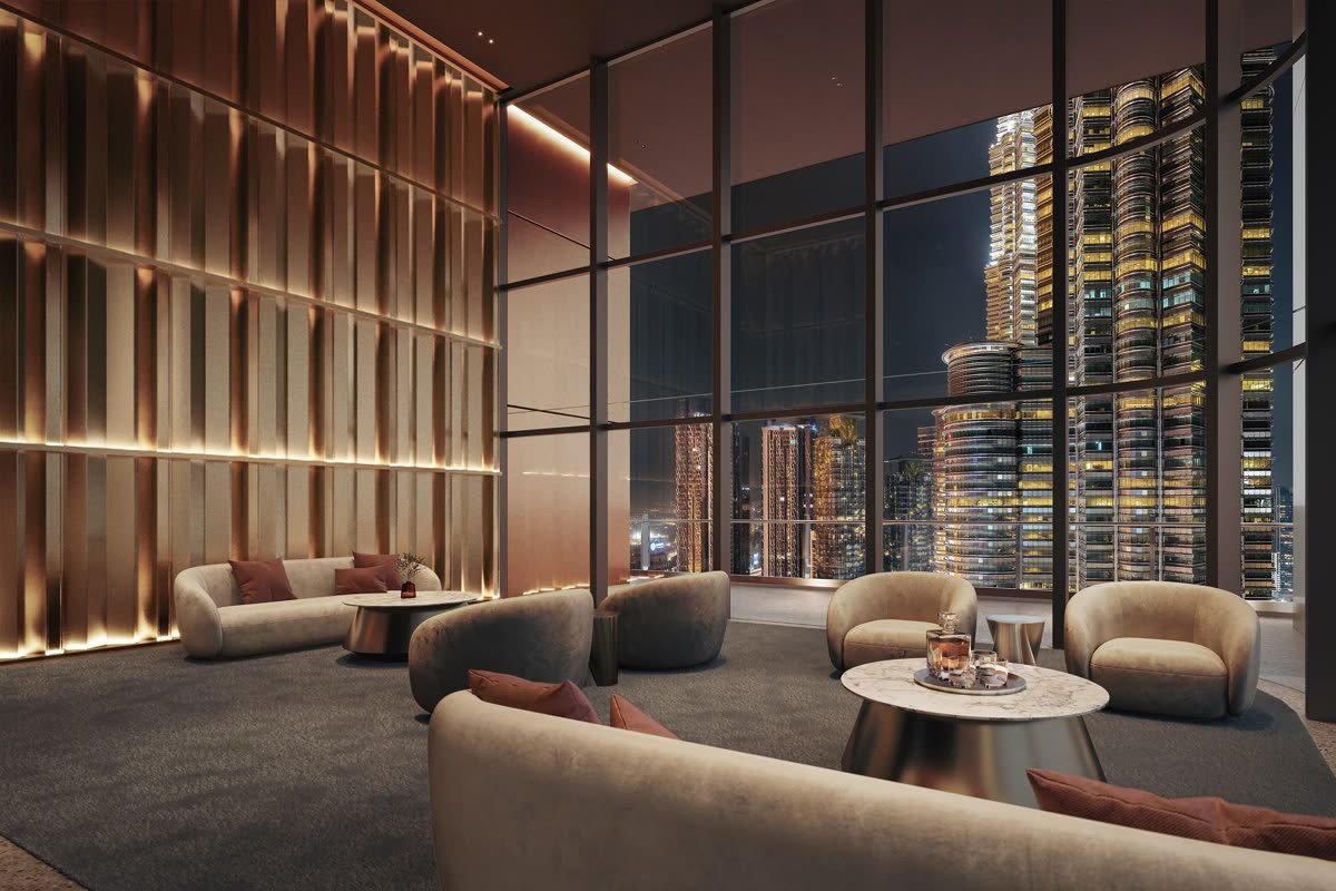 CloutHaus KLCC lobby interior render