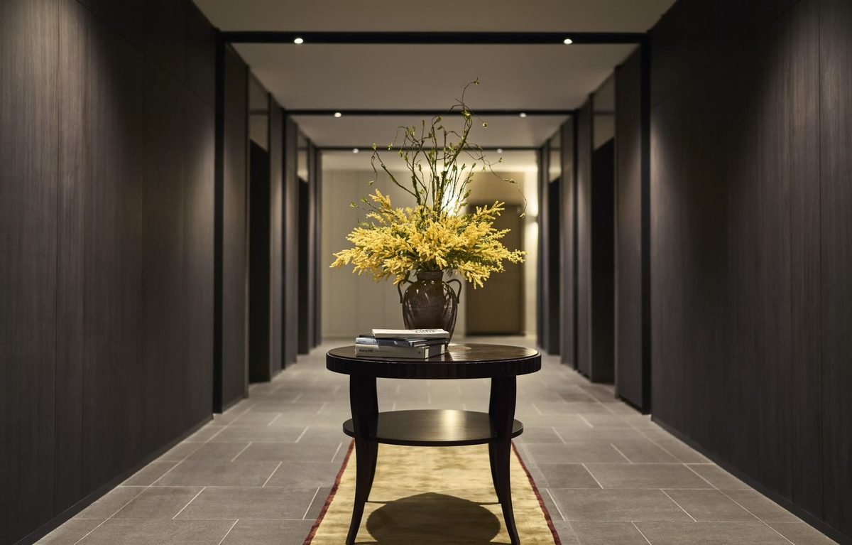 Walkway to the lobby entrance