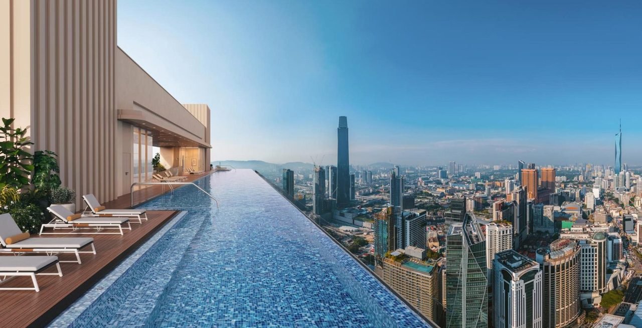 Pavilion Square swimming pool render