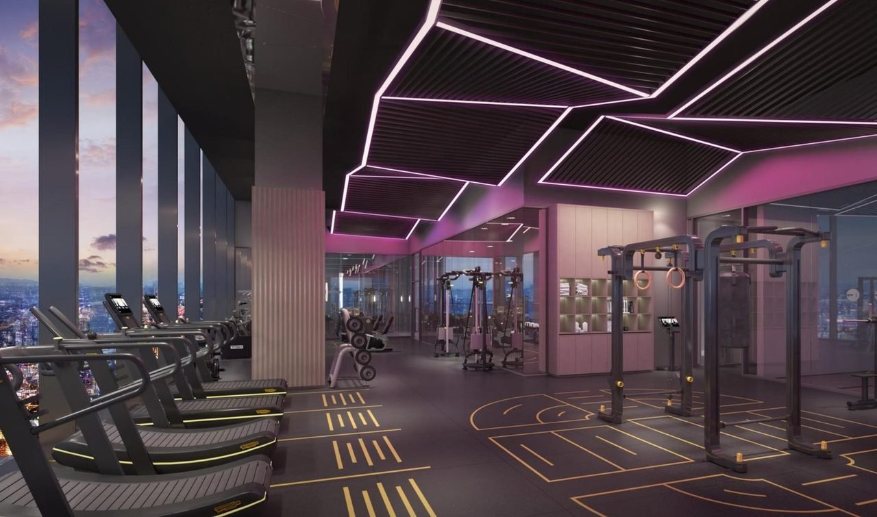 Pavilion Square gym facility render